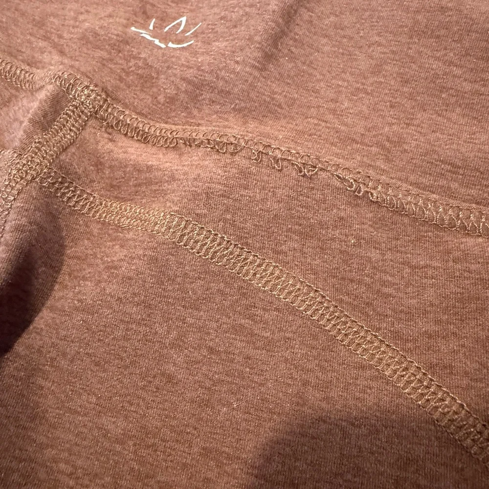 Beyond Yoga wide Flared Leggings, pockets. SZ-SMALL, brown/orange.RUST color - Picture 5 of 7